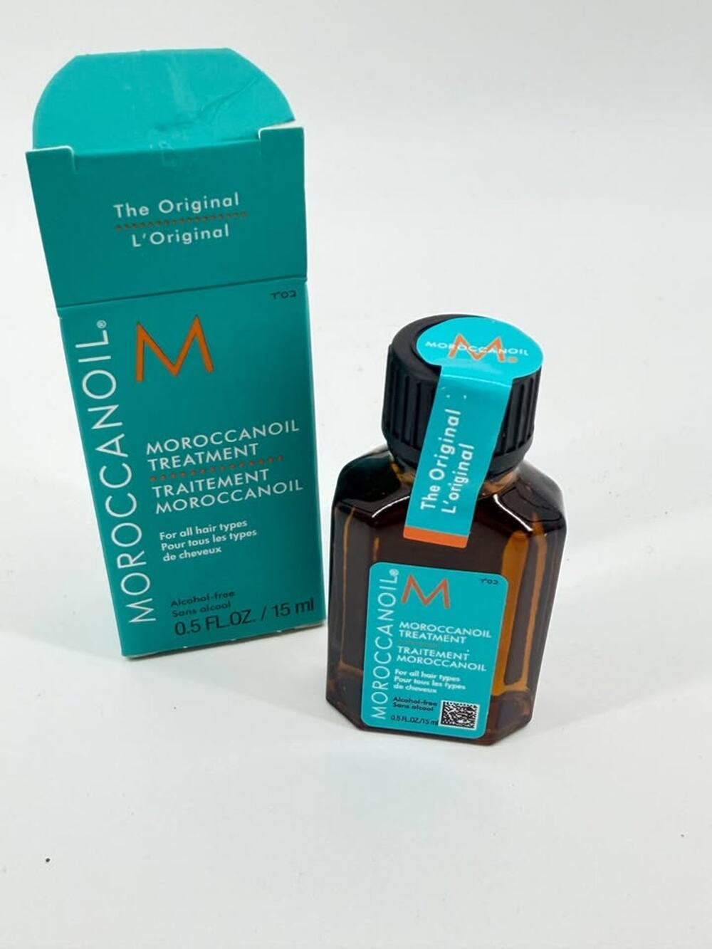 Moroccanoil Treatment Original for All Hair Types Travel Size 0.5 oz